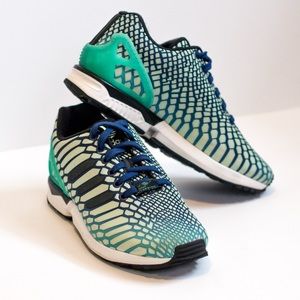 Adidas Youth ZX FLUX Mint/White “GLOW IN THE DARK”